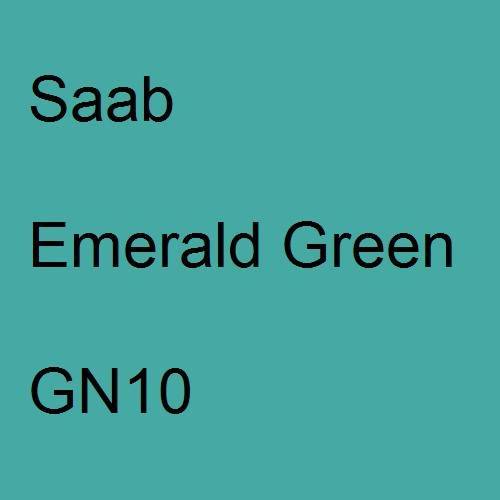 Saab, Emerald Green, GN10.